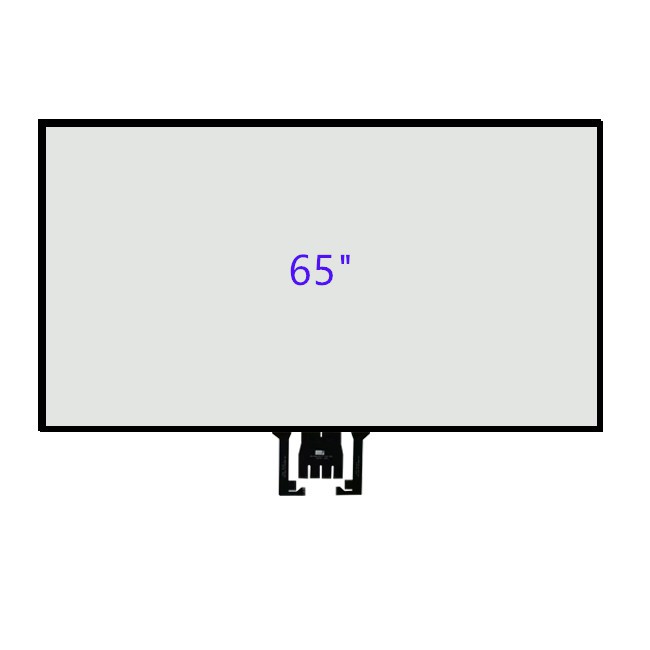China 65" EMR and PCAP 2-IN-1 Dual Touch Screen/ Touch Foil For IFPD Manufacturers Suppliers