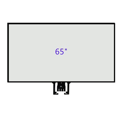 65" EMR and PCAP 2-IN-1 Dual Touch Screen/ Touch Foil For IFPD